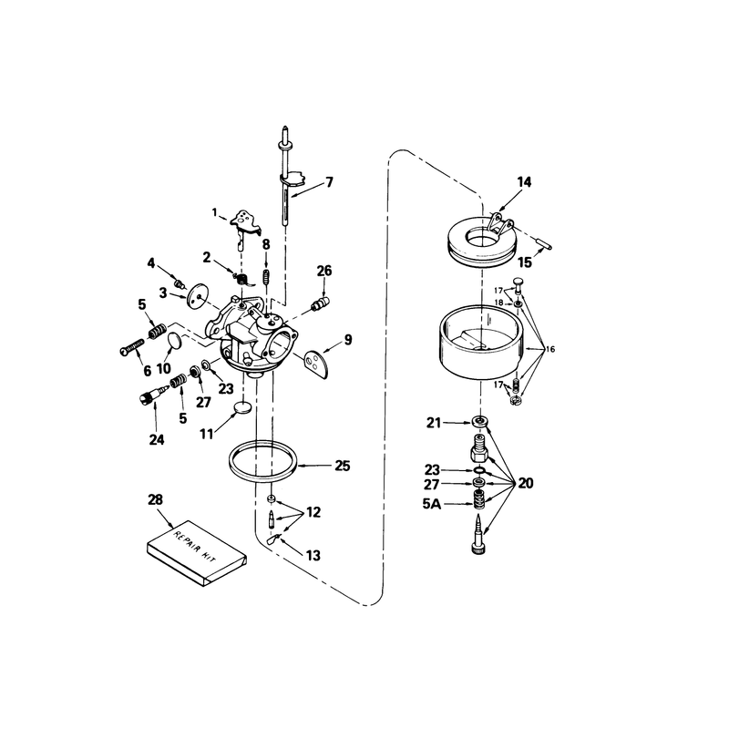 Carburetor No. 632371a