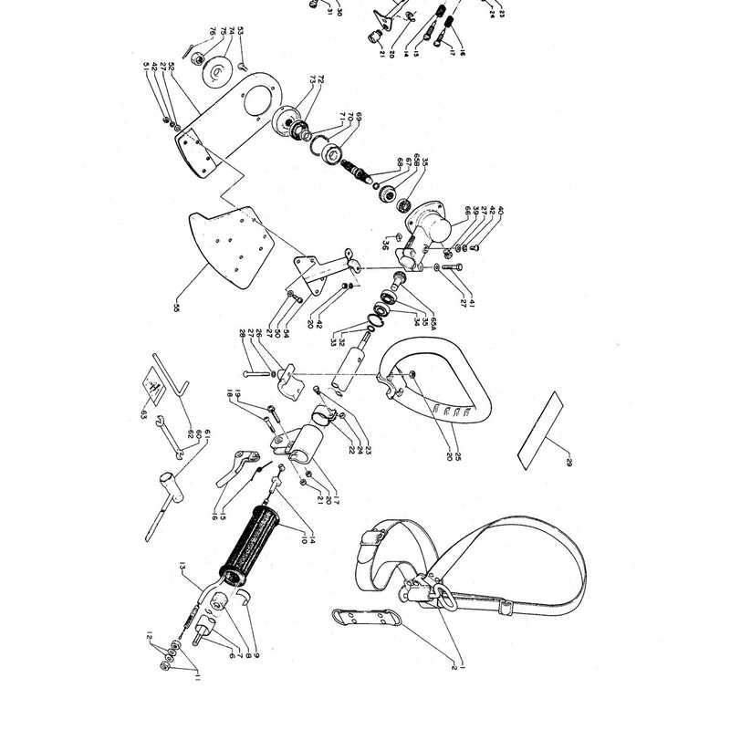 Drive Shaft Handle and Gear Case