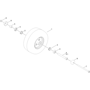 Flat Free Wheel Kit No 126-9368