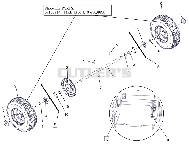 Wheels And Axle - 24"