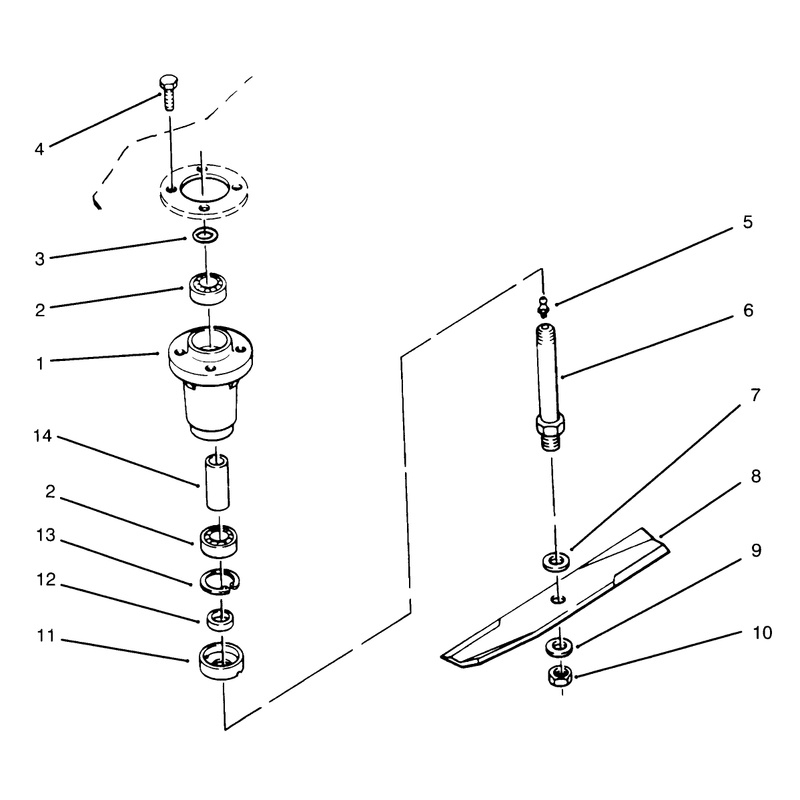Spindle & Blade Assembly
