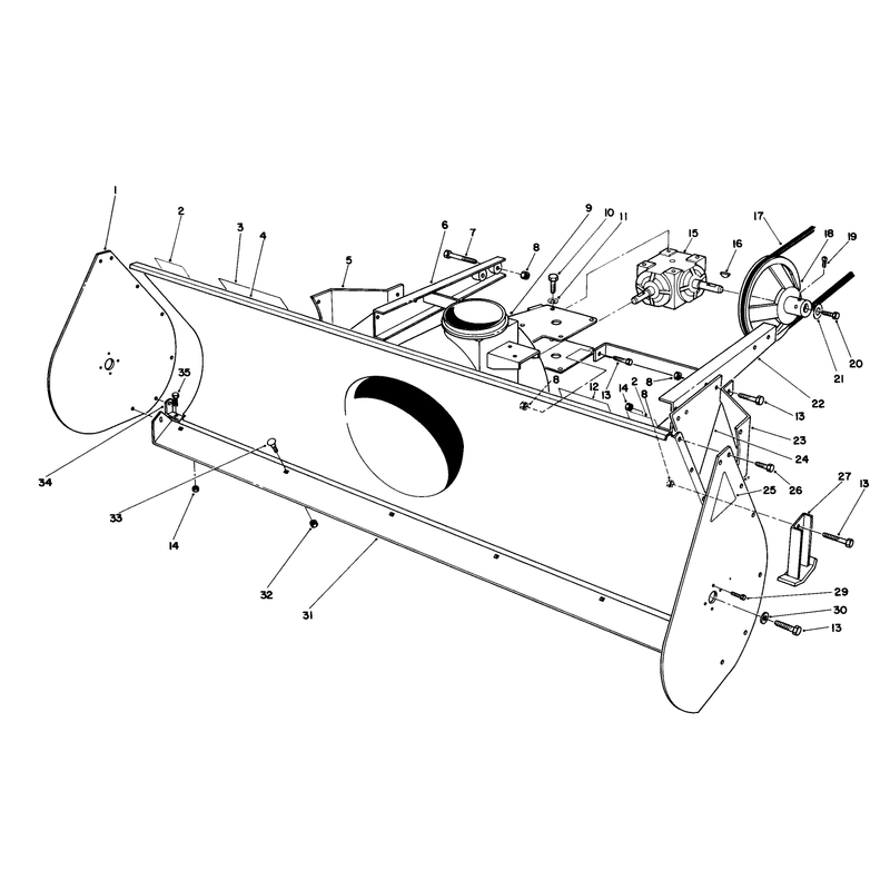 44in Snow Thrower Model No 30761 Optional