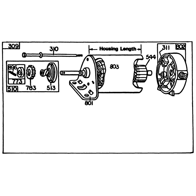 Electric Start Kit Part No 66-6130 Optional Continued