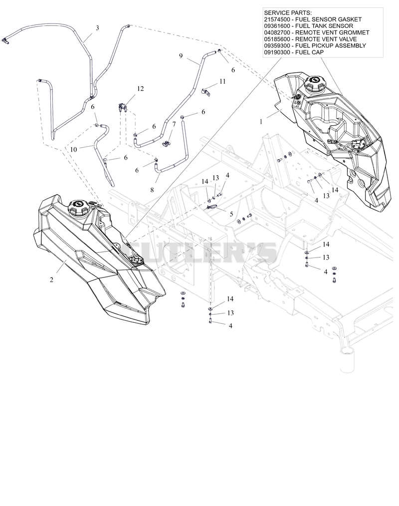 Fuel Tanks - Kawasaki - Non-EFI