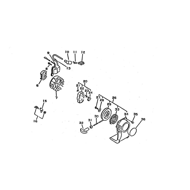 Clutch Ignition and Recoil Starter