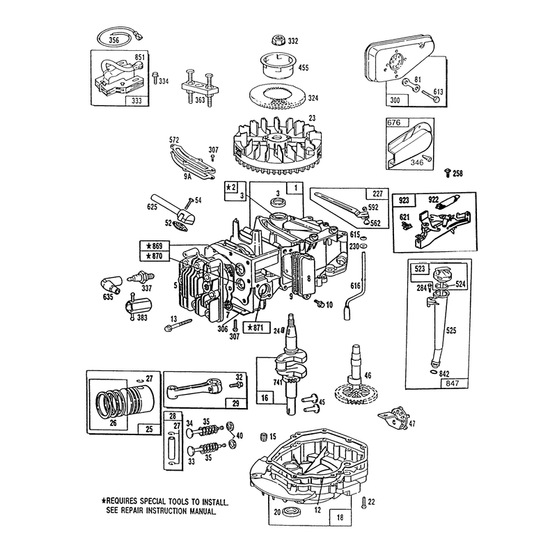 Engine Model No 124702-3115-01