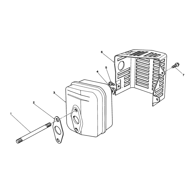 Muffler Assembly (engine No. Vmm1-5)