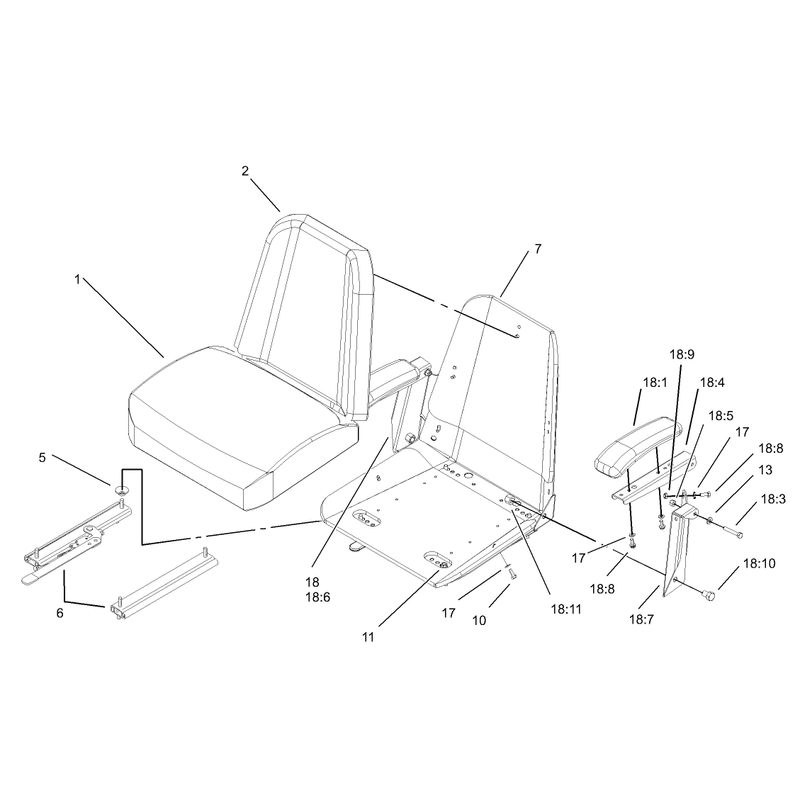 Seat Assembly No 1-633705