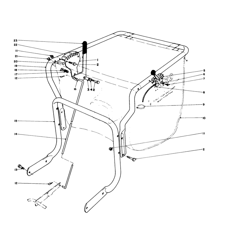 Controls and Handle Assembly Model 62912