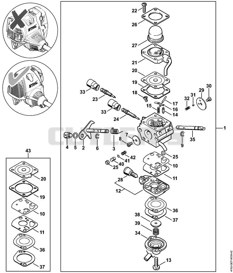 Carburetor C1Q-S98 ⇥ 5 08 507 652