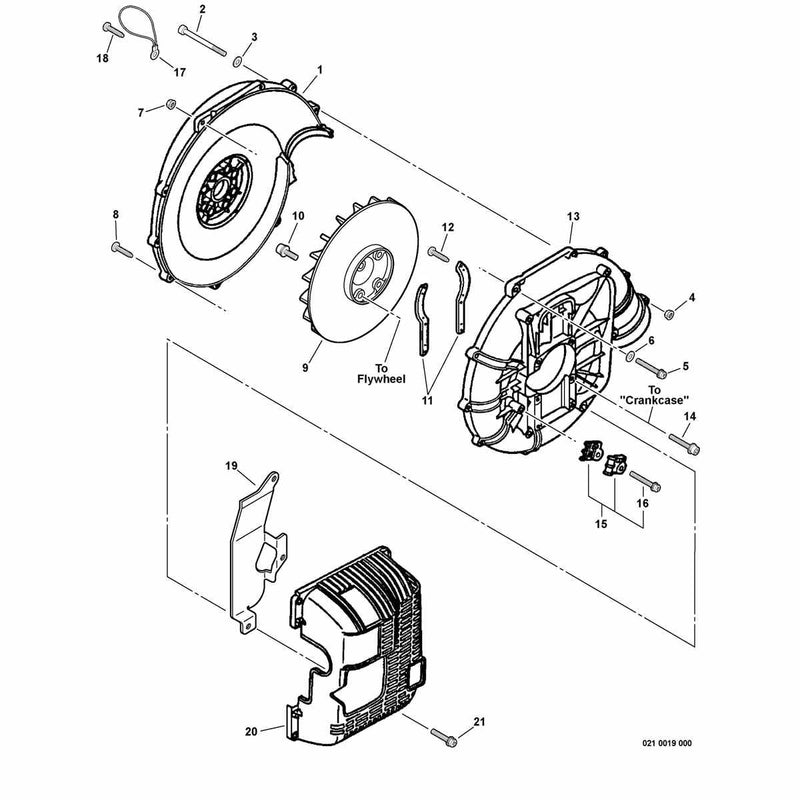 Fan Case, Blower Fan, Engine Cover
