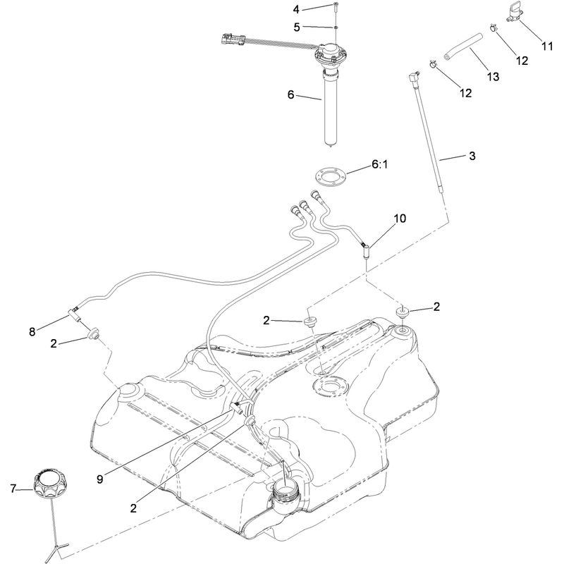 Fuel Tank Assembly No. 116-3979