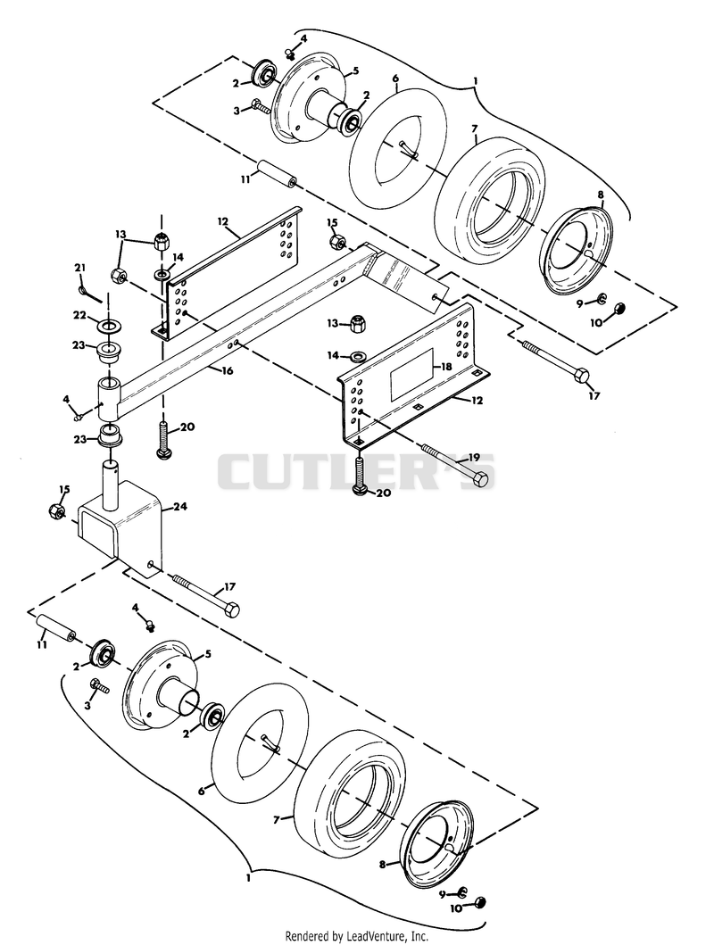 GAUGE WHEELS AND HEIGHT ADJUSTMENT