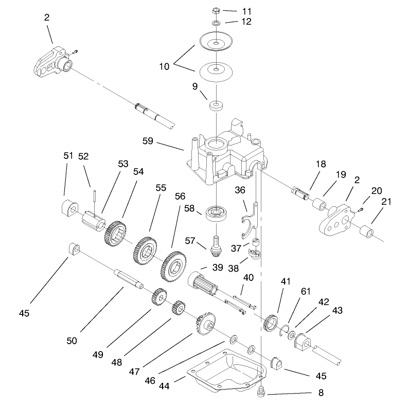 Gear Case Assembly