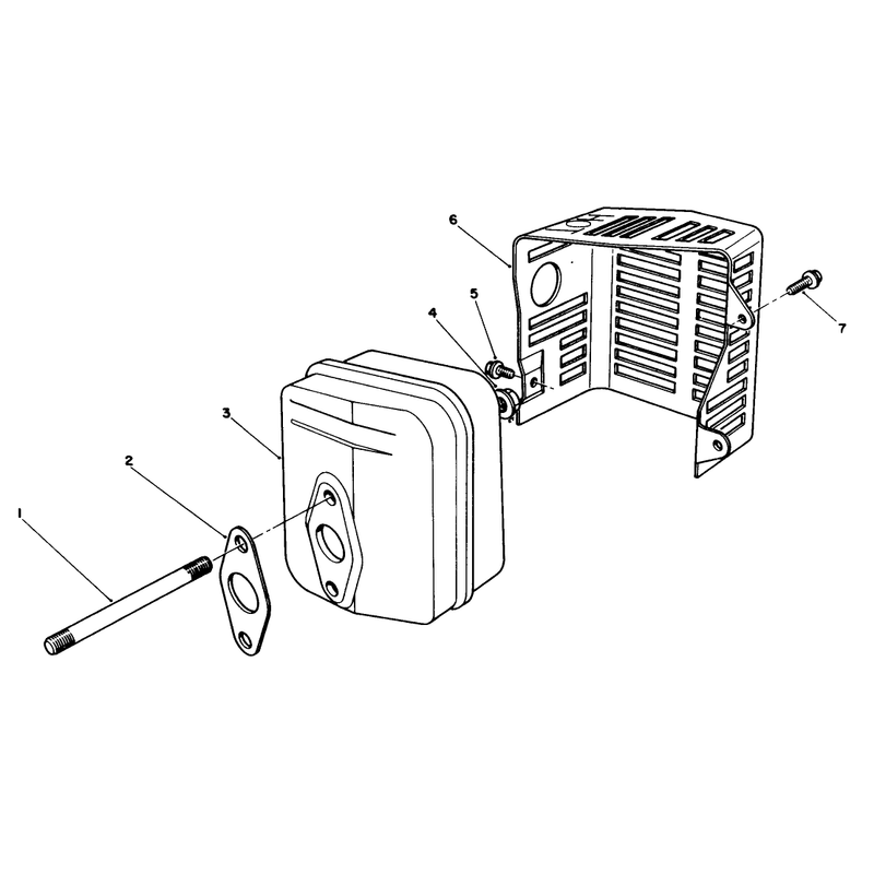 Muffler Assembly Model No VMF5 and VMG6