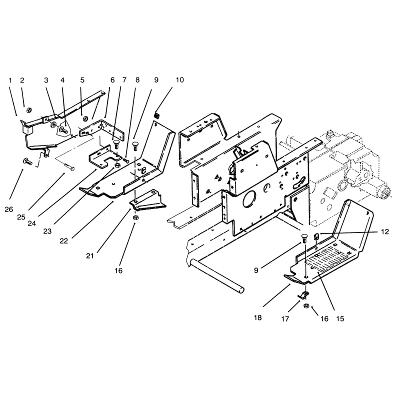 Belt Guard and Footrests