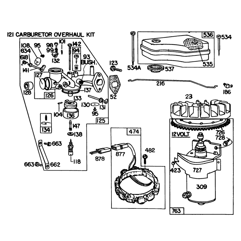 Briggs & Stratton Model 191707-5641-01 (model 57380)