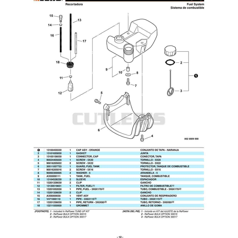 Carcasa del ventilador, embrague -- MODELOS GRISES
