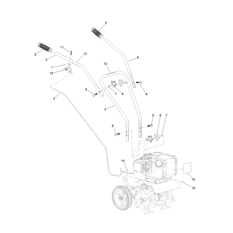 Handles and Controls Assembly