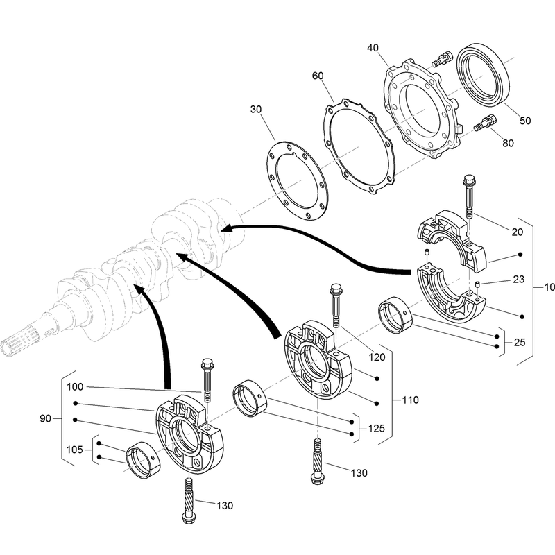 Main Bearing Case Assembly