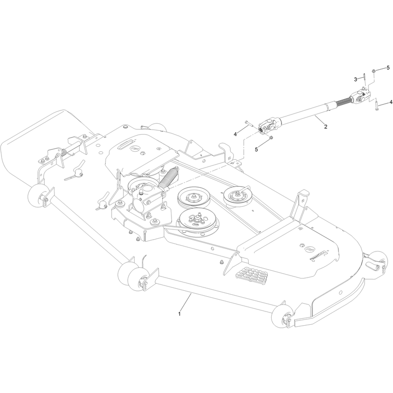 Deck and Driveshaft Assembly