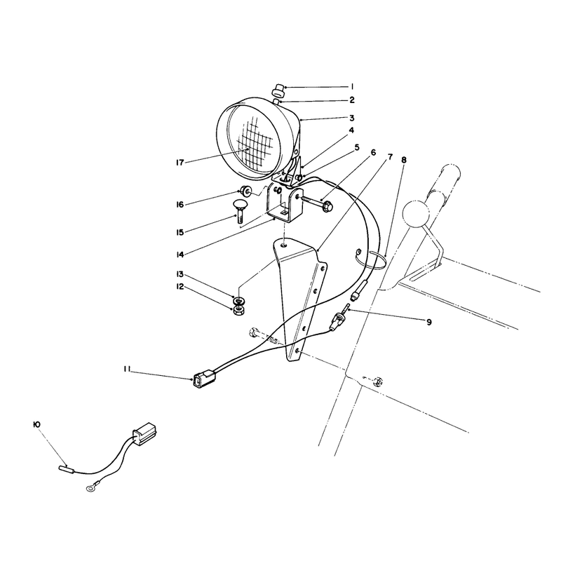 Light Kit No. 54-9820 (optional)