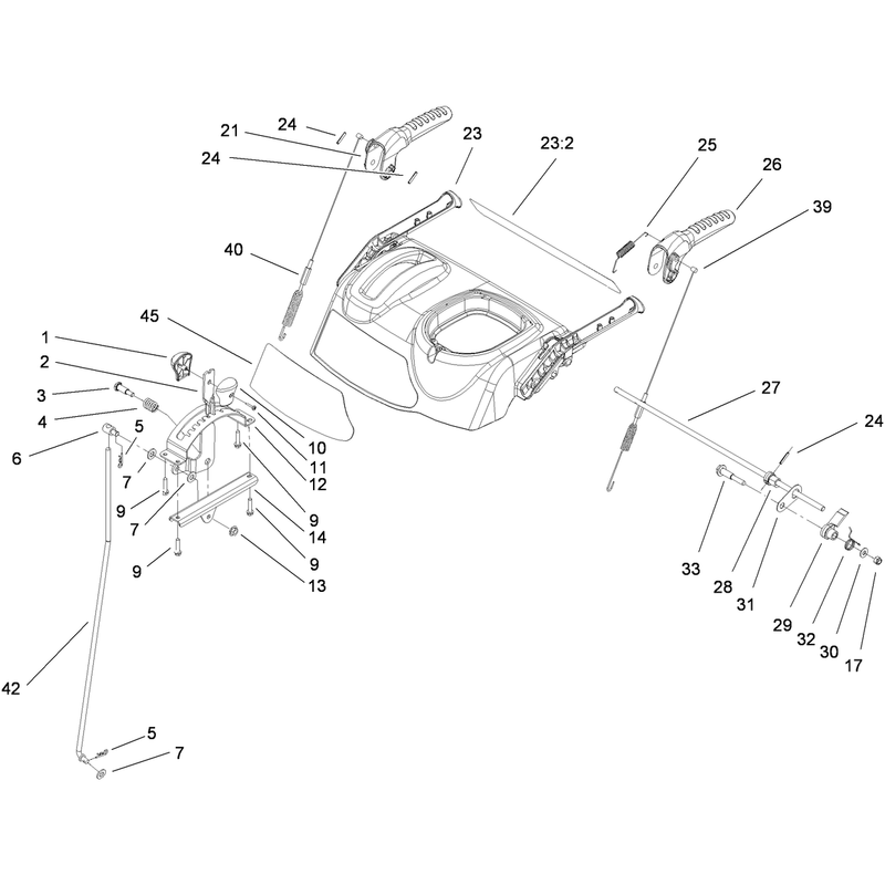 Handle and Control Assembly