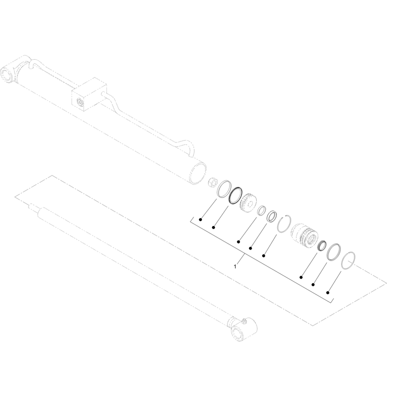 Hydraulic Cylinder Assembly No 139-0776