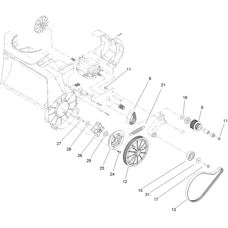 Idler and Pulley Assembly