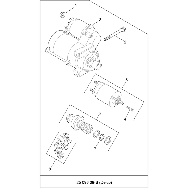 Starter Assembly Kohler CH23S-76549