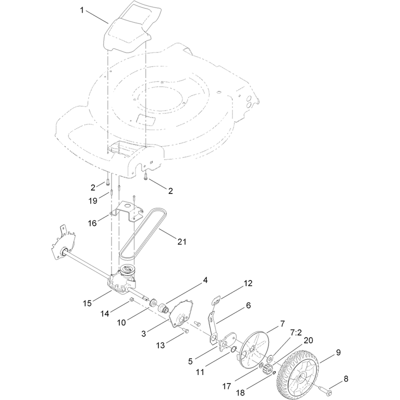 Transmission and Front Wheel Drive Assembly