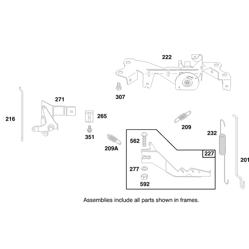 Engine Briggs and Stratton Model 303776-1188-A1