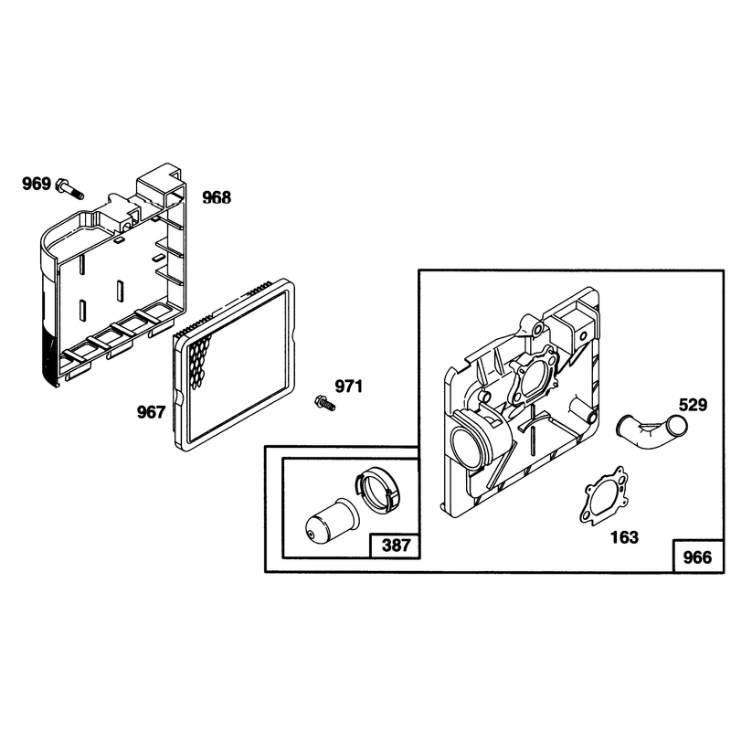 Engine Briggs and Stratton Model 127702-0645-01