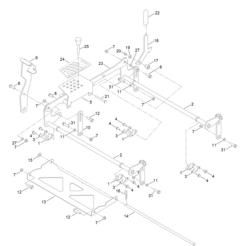 Deck Lift Assembly