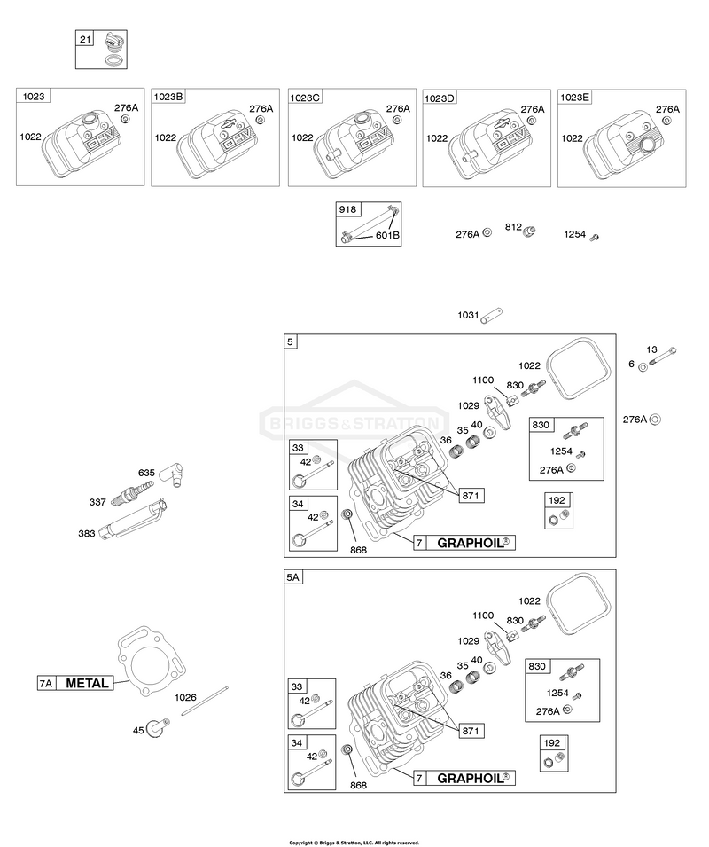 Cylinder Head, Valves, Rocker Covers