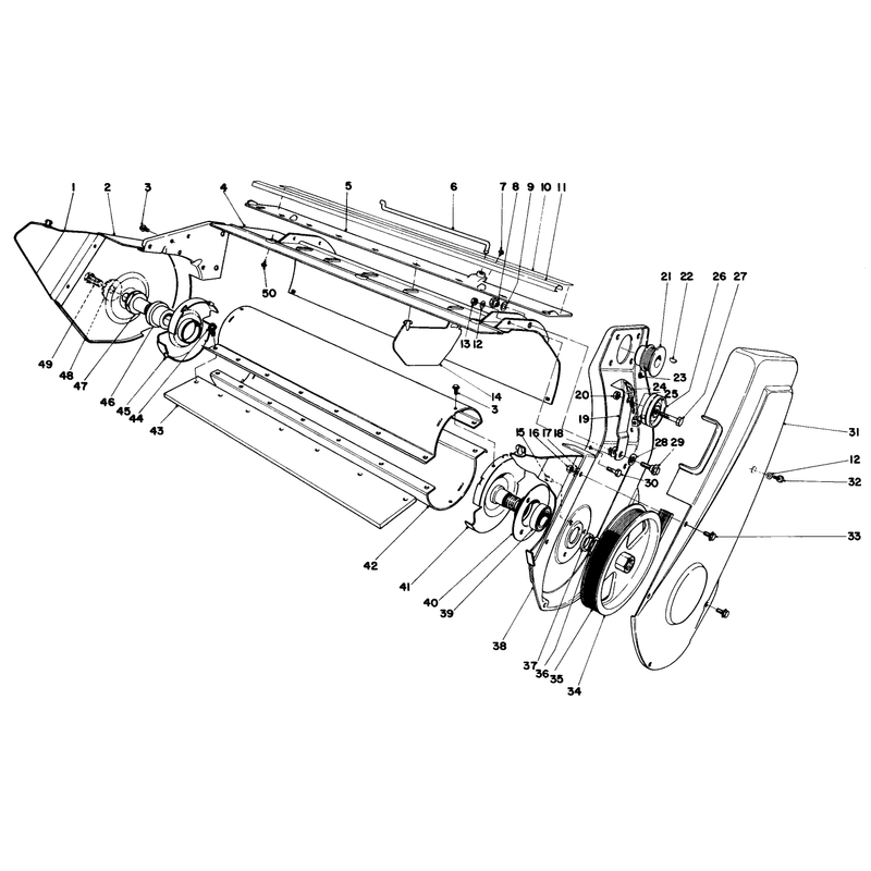 Lower Main Frame Assembly