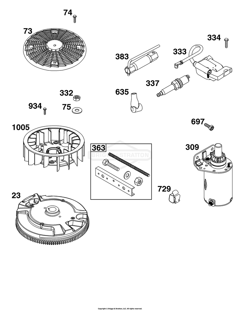 Flywheel, Ignition, and Starter Group