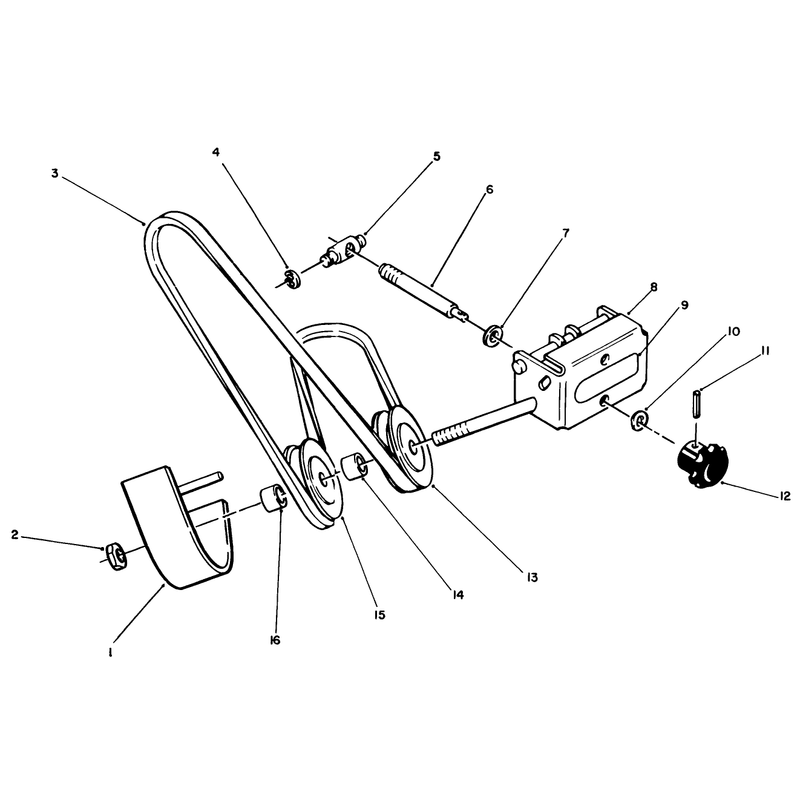 Deck Drive Belt Attachment
