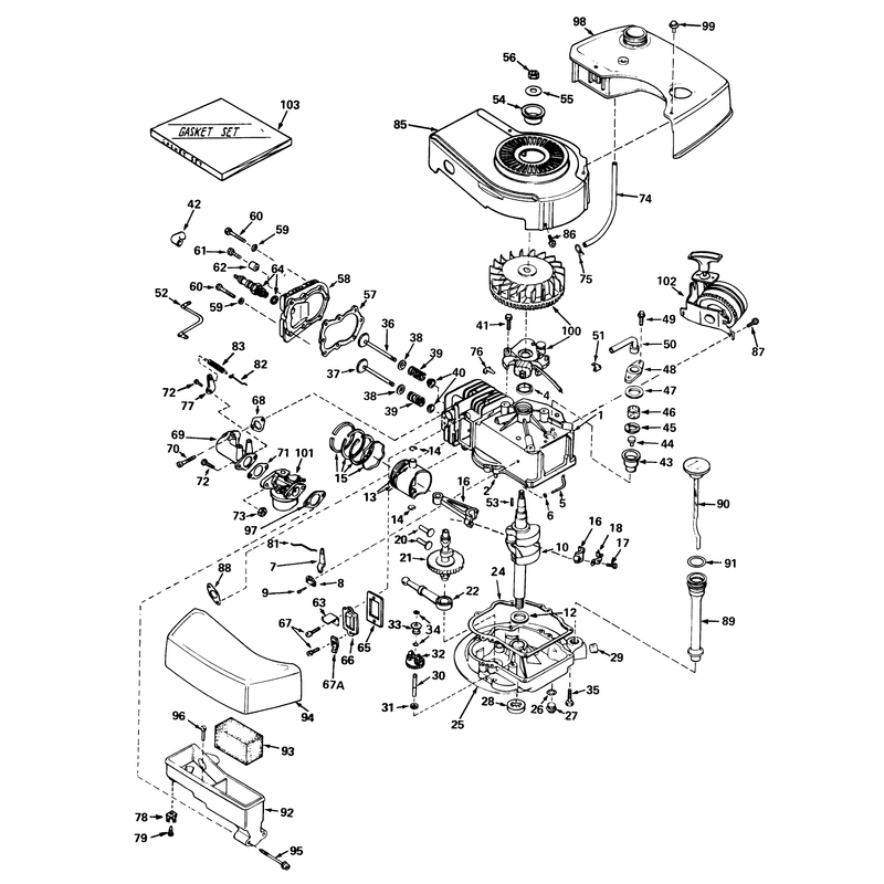 Engine Tecumseh Model No Tnt 120-12002