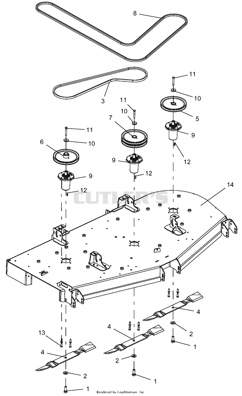 Deck, Belts And Blades