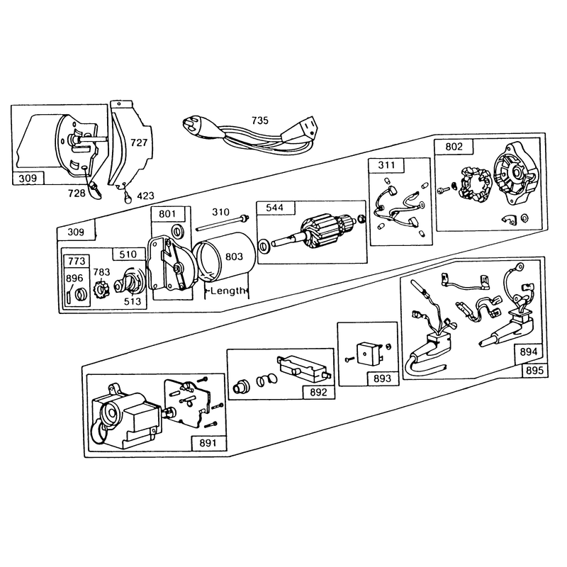 120v Electric Starter Motor No. 37-4630 (optional)