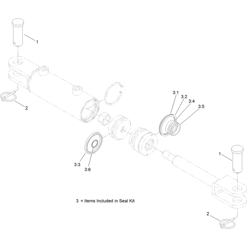 Hydraulic Cylinder Assembly No. 116-6969