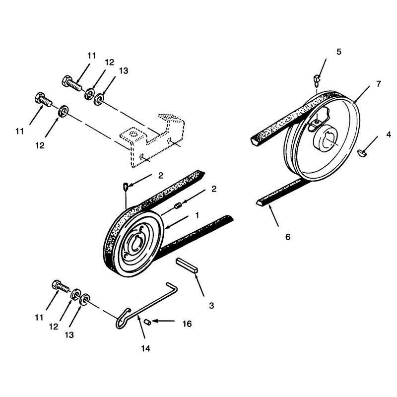 Drive Belt and Pulleys