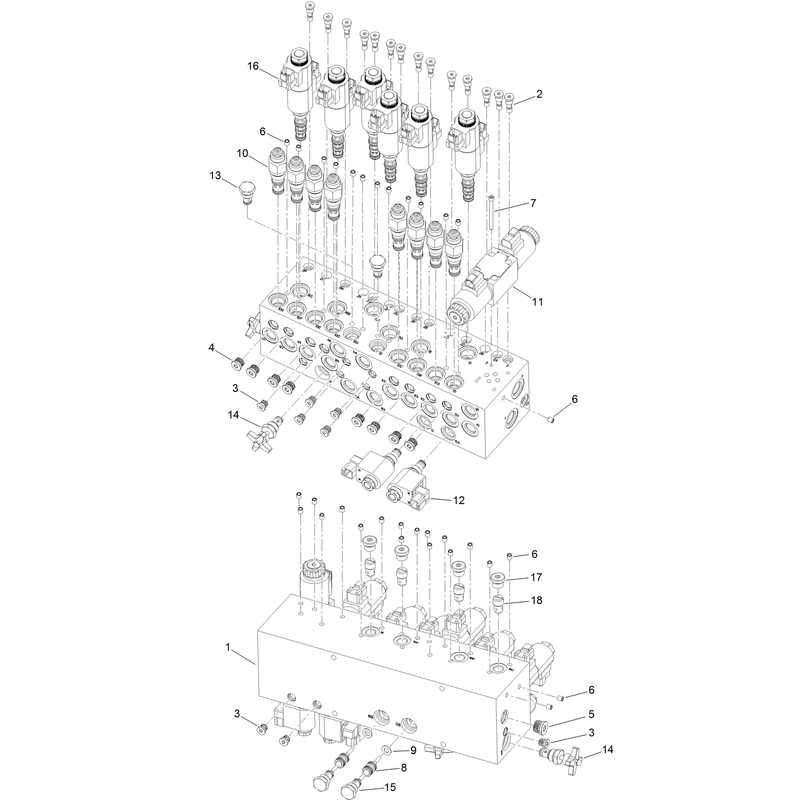 Main Hydraulic Valve Asembly No. 131-0421