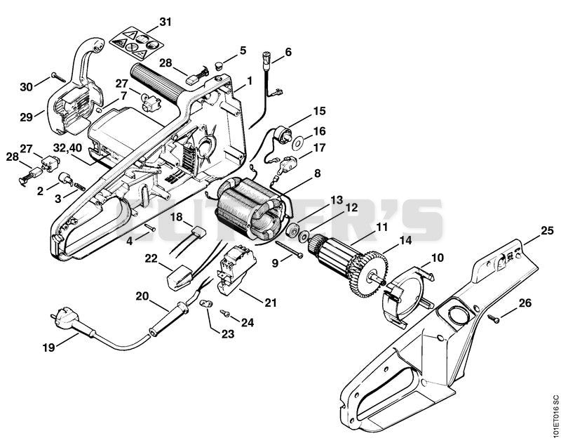 Electric motor E 220, E 20
