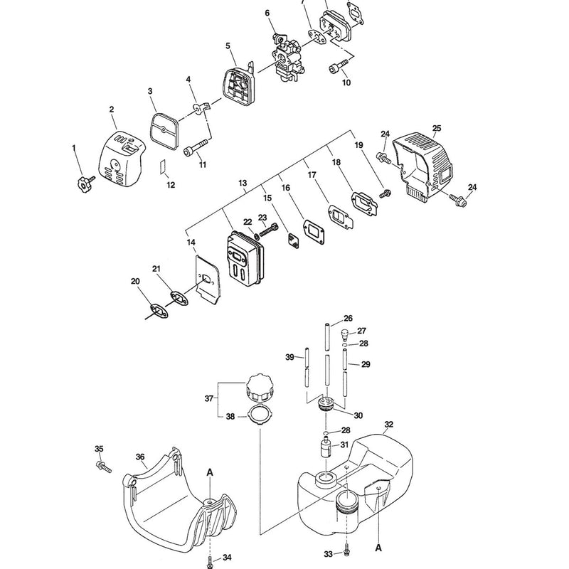 INTAKE, EXHAUST, FUEL SYSTEM, STAND