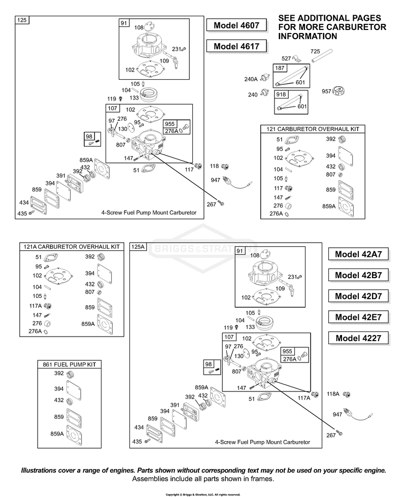 Carburetor, Kits/Gasket-Carburetor