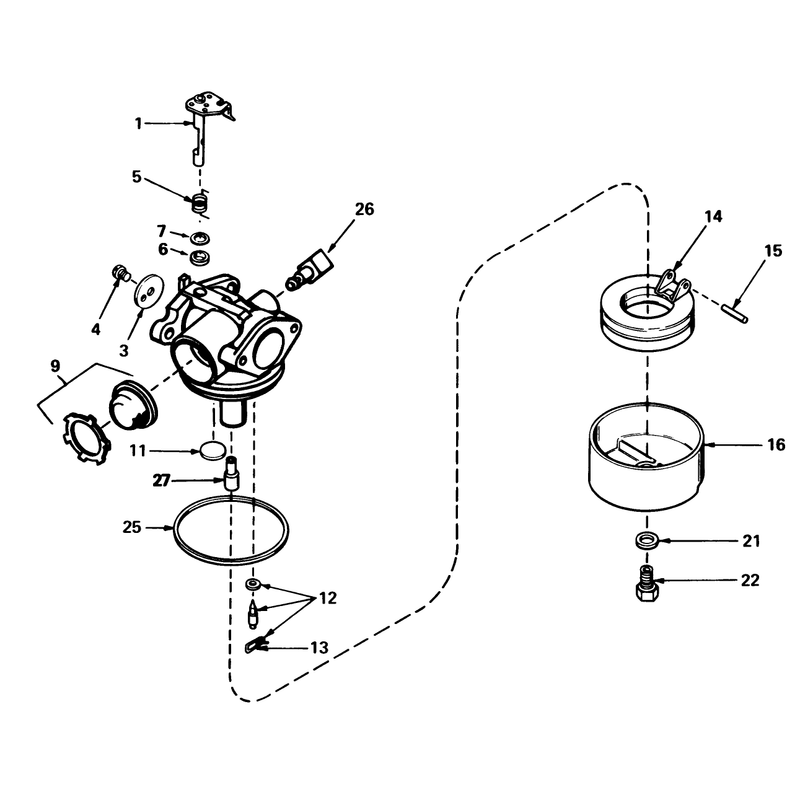 Carburetor No 632050a