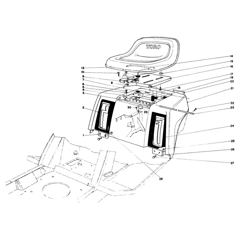 Rear Body & Seat Assembly