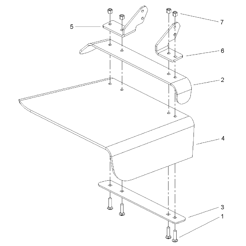 Deflector Assembly No 106-3249